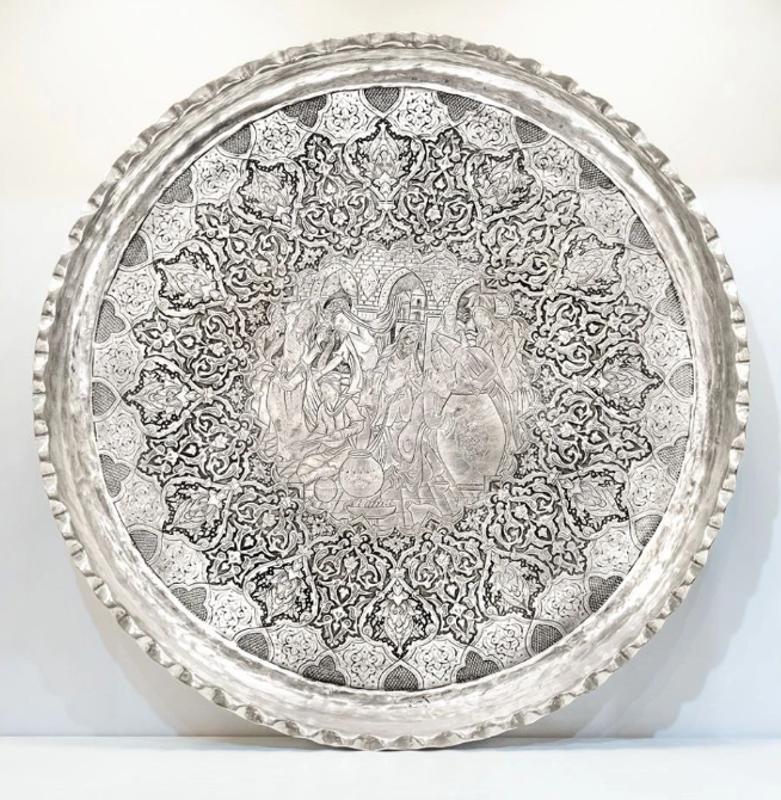 Handmade Copper Engraved Tray