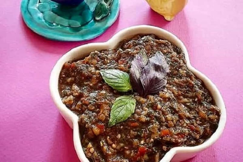 Grilled Eggplant Pickle