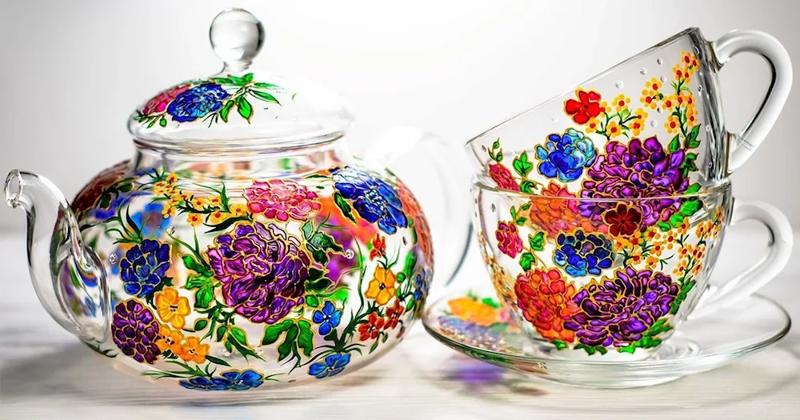 Iranian Vitray Glassware