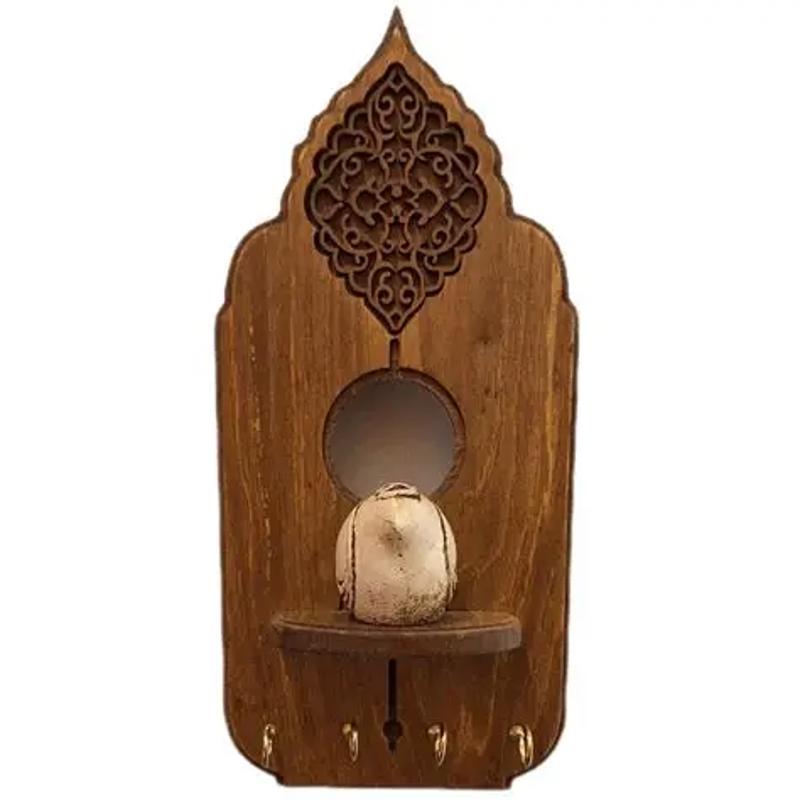  Hand-Carved Wooden Key Holder