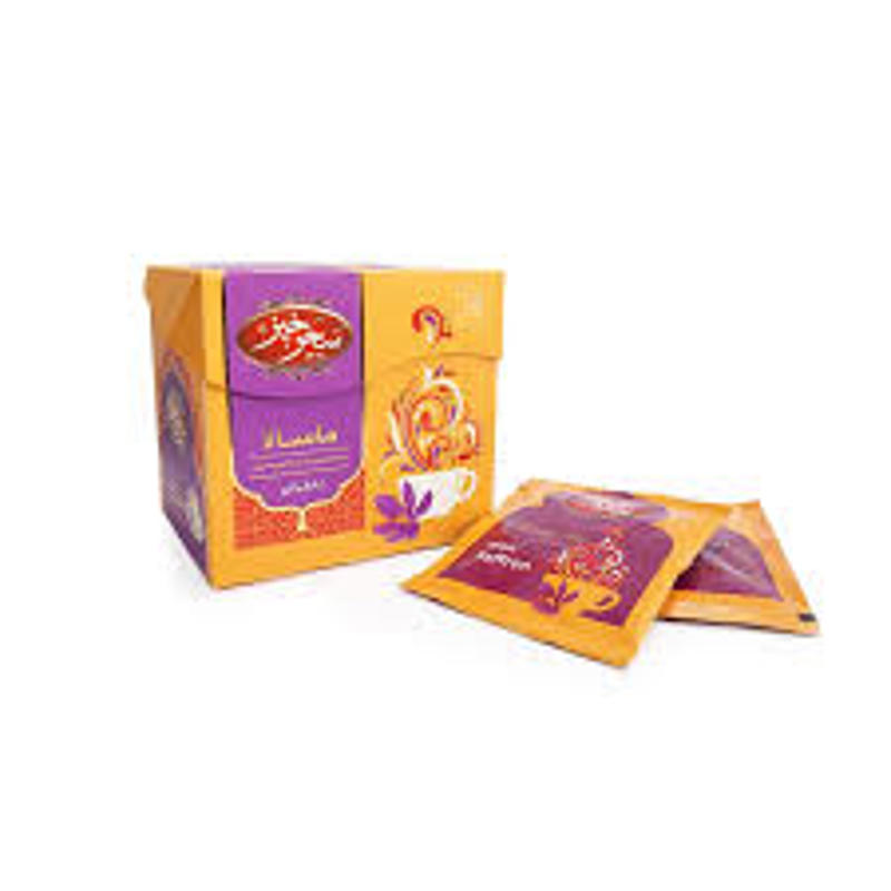 Saffron masala tea