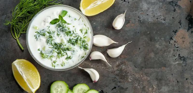 Greek Yogurt & Garlic Sauce\