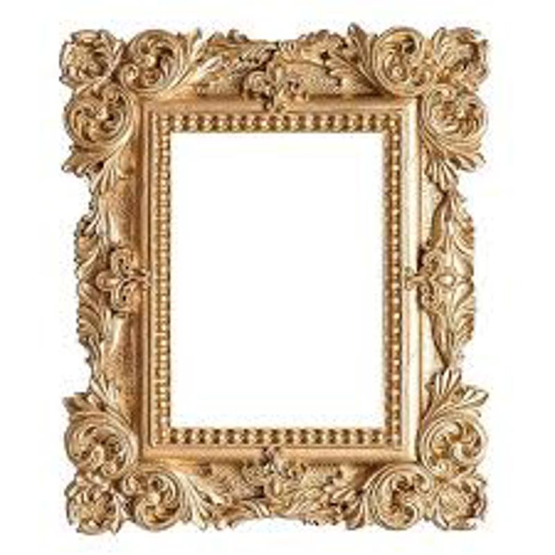 Carved Wooden Photo Frame