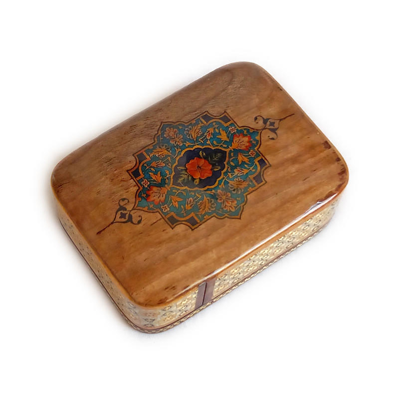 Engraved Wooden Business Card Holder
