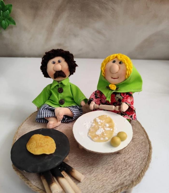 Badamak Traditional Felt Dolls